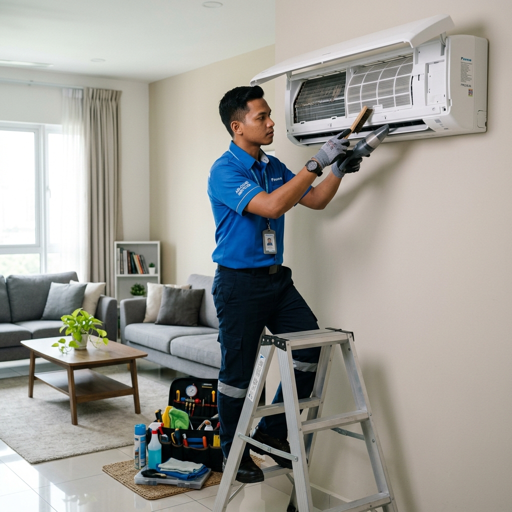 Air conditioning maintenance
